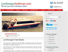 Tablet Screenshot of lembonganfastboats.com